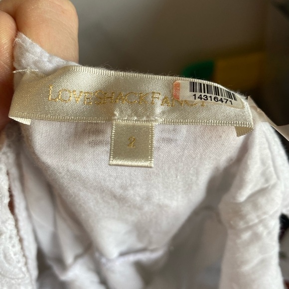 LoveShackFancy Antonella Dress In Antique White - Picture 3 of 11